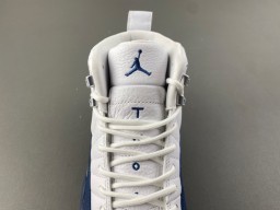 Air Jordan 12 White Royal Blue Basketball Shoes 6