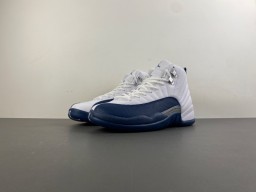 Air Jordan 12 White Royal Blue Basketball Shoes 11