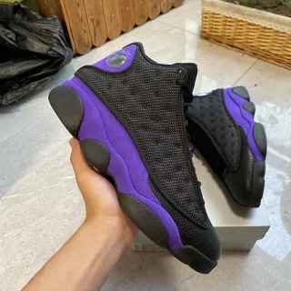 Air Jordan 13 黑紫色篮球鞋