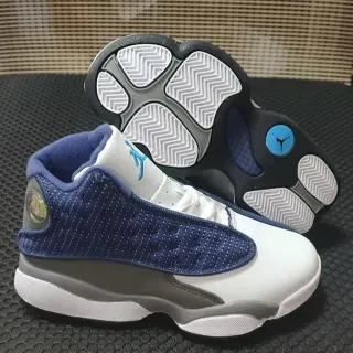 Air Jordan 13 Navy White Blue Basketball Shoes