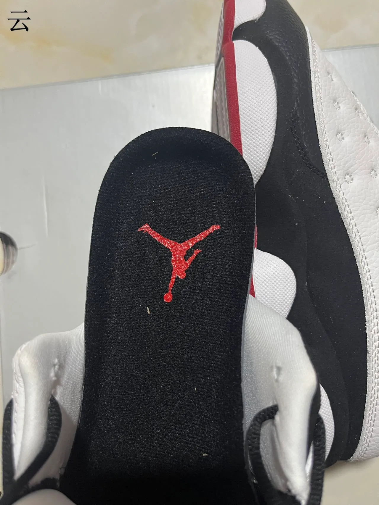 Air Jordan 13 White Black Red Basketball Shoes 10