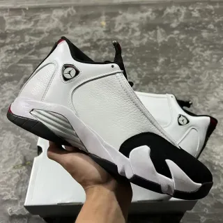 Air Jordan 14 白黑红篮球鞋