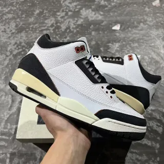Air Jordan 3 White Black Cream Basketball Shoes