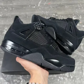 Air Jordan 4 Zapatos de Baloncesto Todo Negro