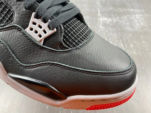 Air Jordan 4 Black Cement Red Basketball Shoes 8