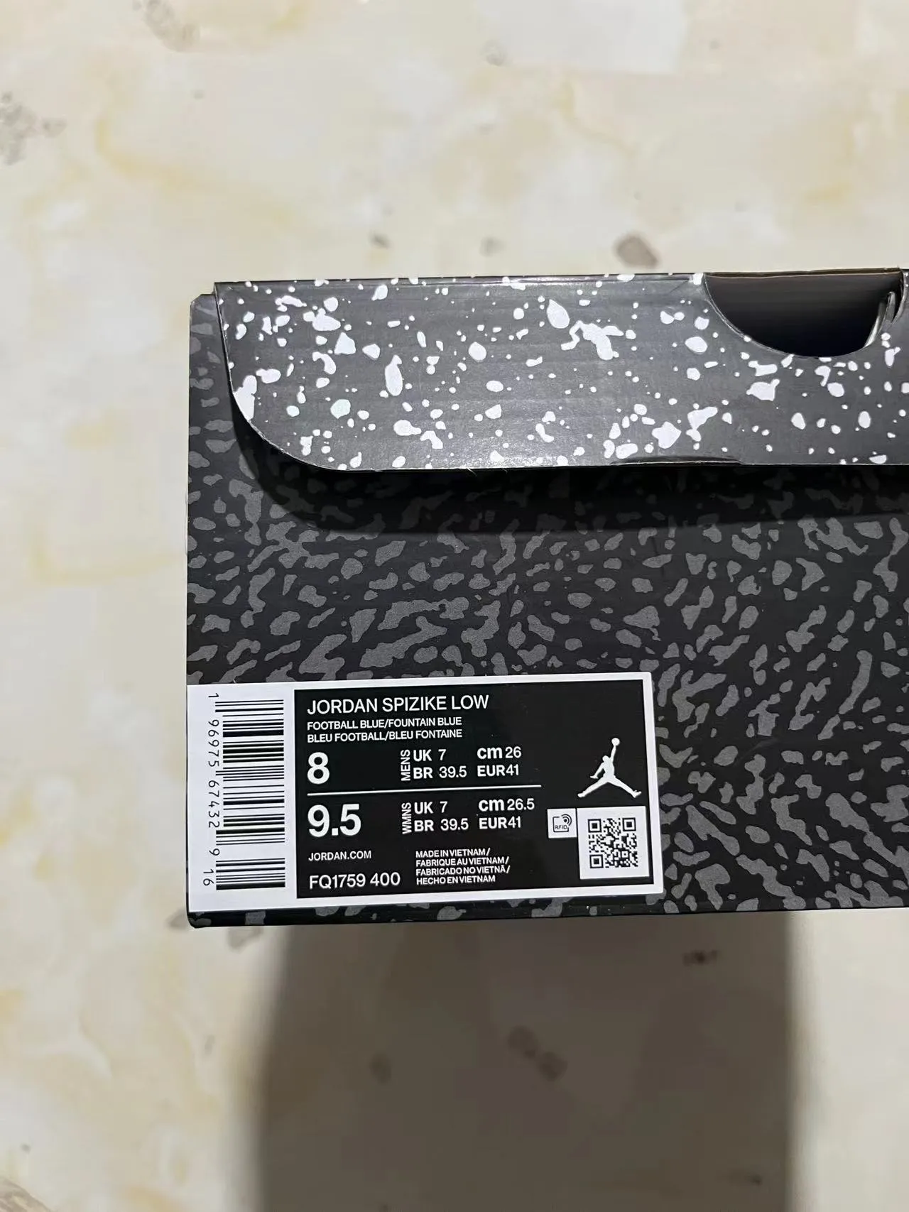 Air Jordan 4 Light Blue Elephant Basketball Shoes 2