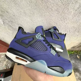 Air Jordan 4 紫色麂皮高帮篮球鞋