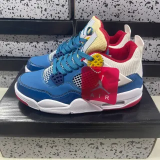 Air Jordan 4 皇家蓝白红篮球鞋