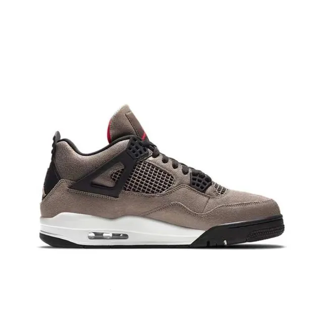 Tênis de basquete Air Jordan 4 taupe marrom preto branco 6