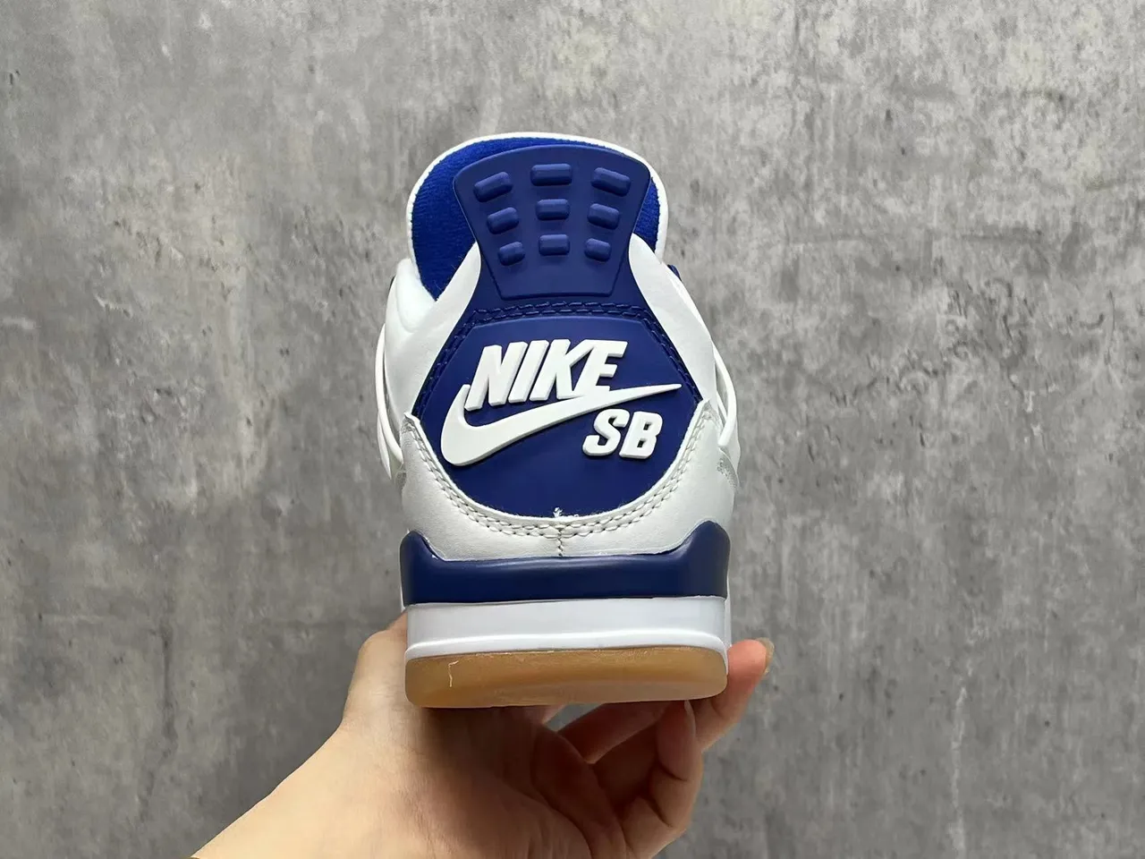 Air Jordan 4 White Navy Gum Basketball Shoes 6