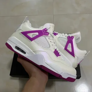Air Jordan 4 白紫篮球鞋