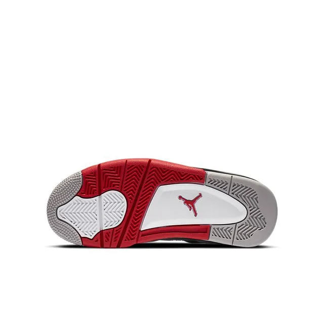 Air Jordan 4 White Red Black Basketball Shoes 6