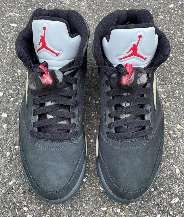 Air Jordan 5 GORE-TEX Black Red Basketball Shoes 10