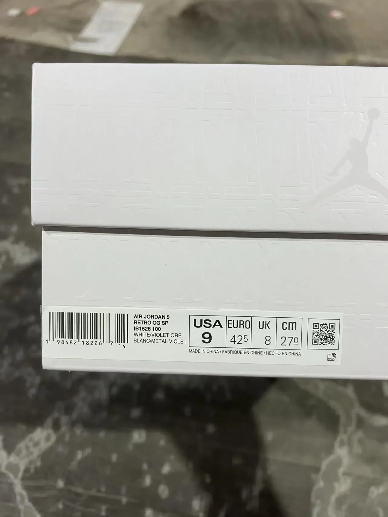 Air Jordan 5 White Burgundy '23' Basketball Shoes 10