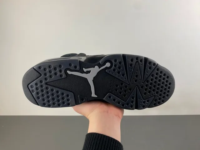 Zapatillas de baloncesto Air Jordan 6 negro gris oscuro plateado 9