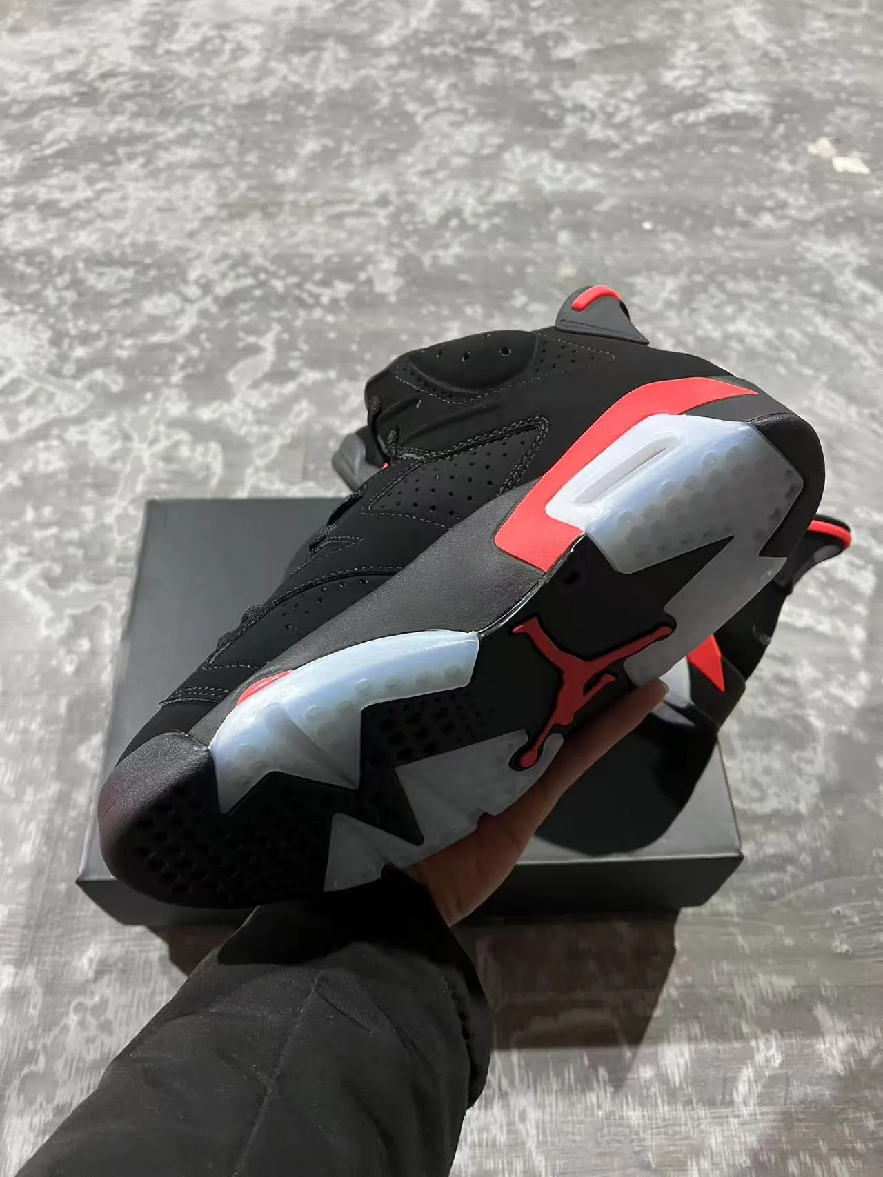 Air Jordan 6 Black Infrared Basketball Shoes 6