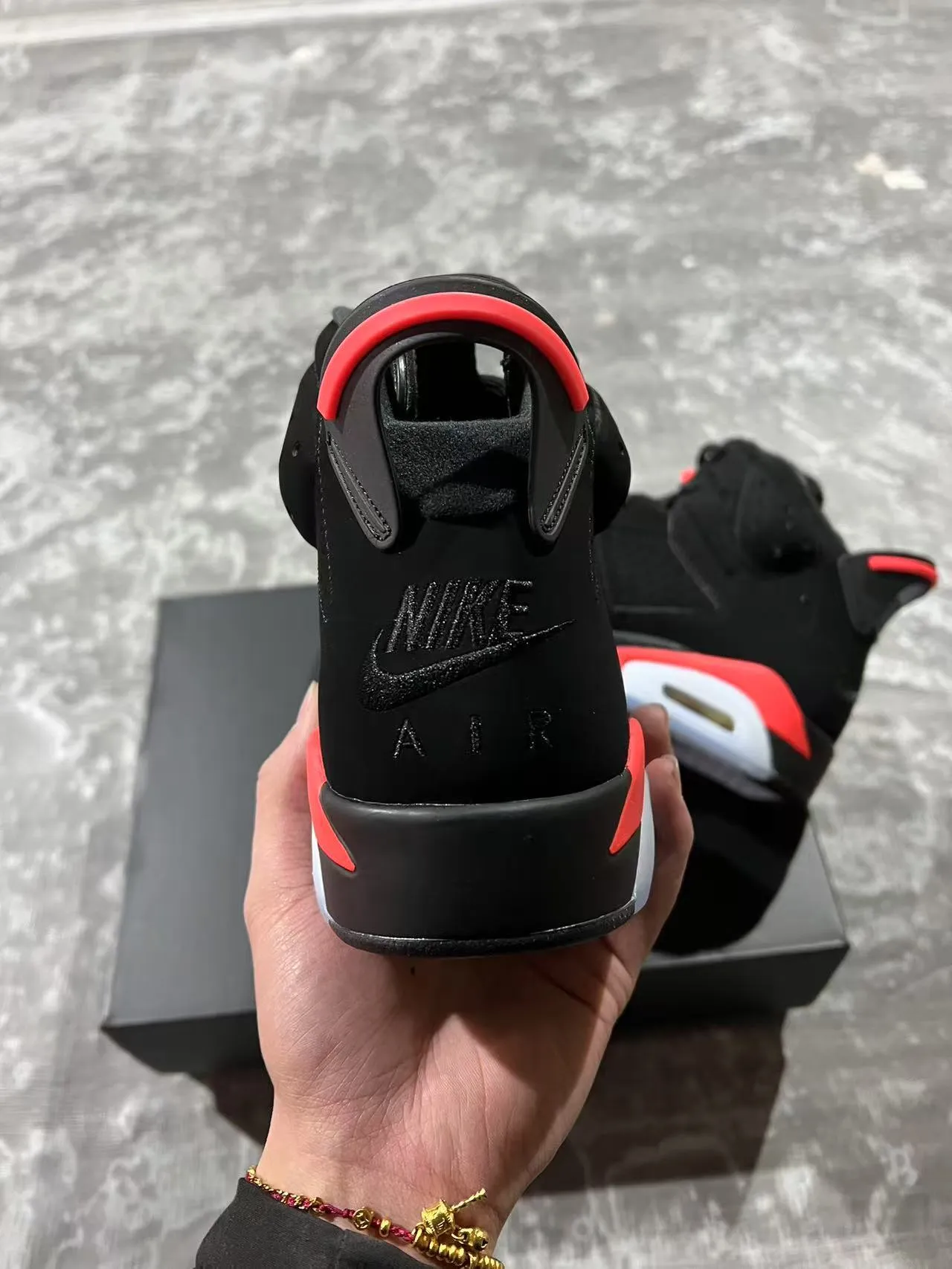 Air Jordan 6 Black Infrared Basketball Shoes 8