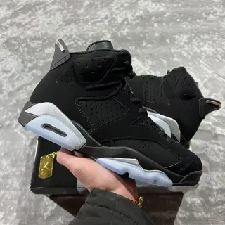 Air Jordan 6 黑色银色 Visible Air 篮球鞋