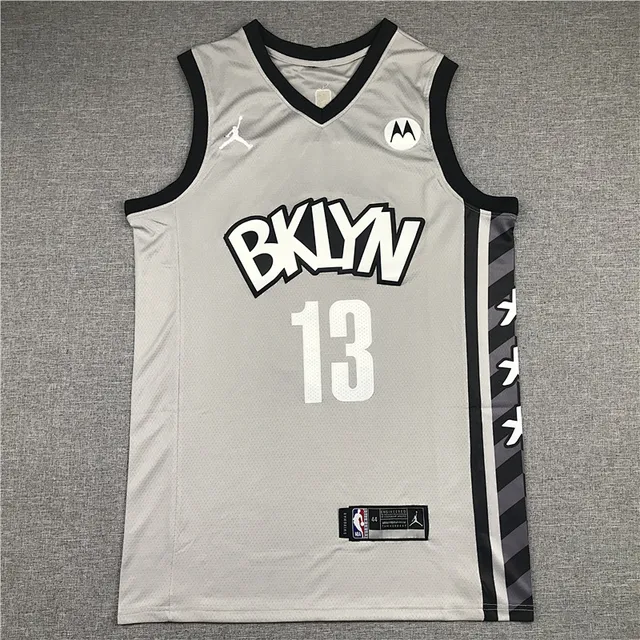 Air Jordan Brooklyn Nets 2021–22 City Edition Maillot sans manches en mesh gris et noir 2