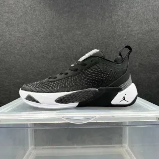 Air Jordan XXXVIII Black White Knit-Mesh Upper Sculpted Midsole Basketball Shoes