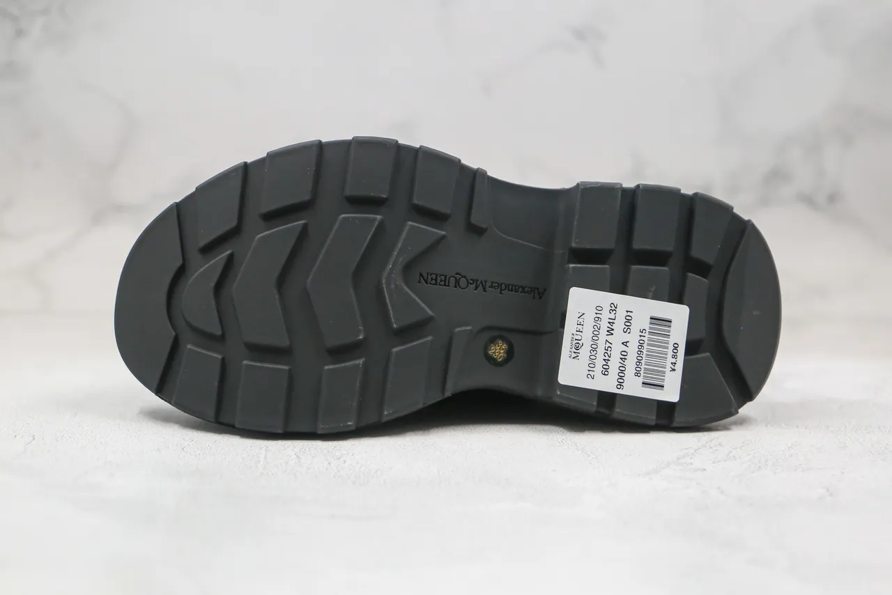 Alexander McQueen Oversized Sneaker Black Canvas Chunky Sneakers 2