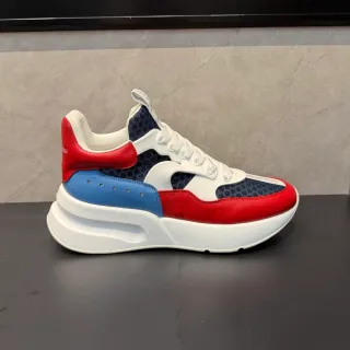 Alexander McQueen Oversized Sneaker Red Blue Navy White Chunky Sneakers