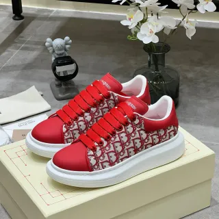 Alexander McQueen Oversized Sneaker Red Monogram Lifestyle Sneakers