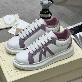 Alexander McQueen Oversized Sneaker White and Lavender Lifestyle Sneakers