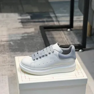 Alexander McQueen Oversized Sneaker White and Light Gray Lifestyle Sneakers