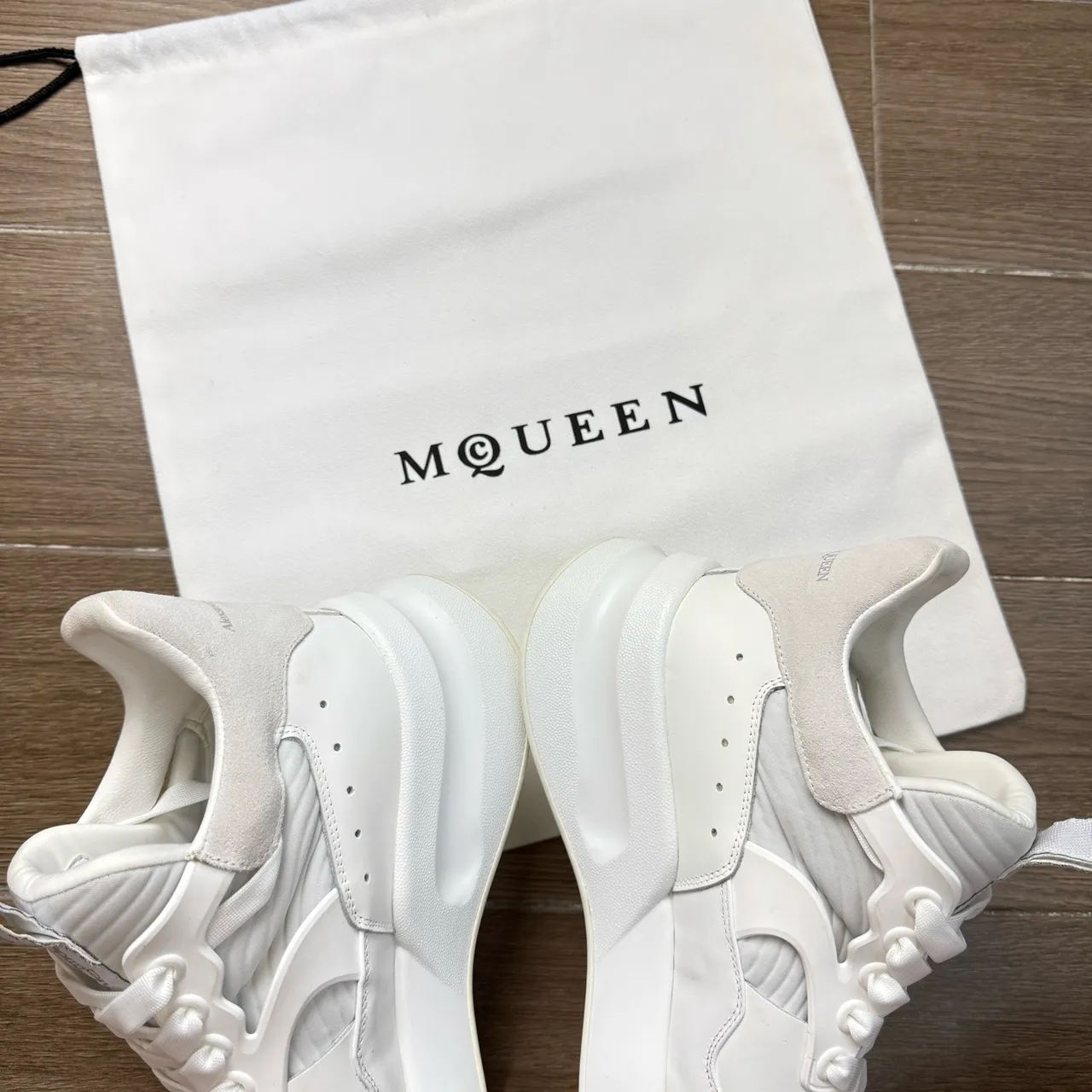 Alexander McQueen Oversized Sneaker White Chunky Sneakers 2
