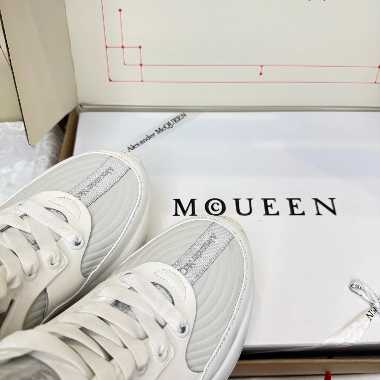 Alexander McQueen Oversized Sneaker White Chunky Sneakers 3