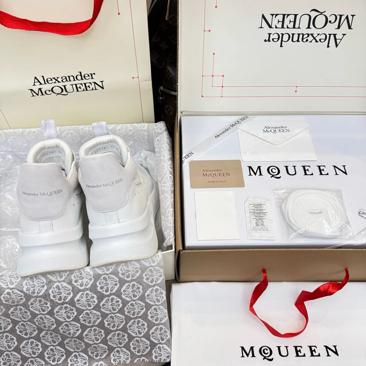 Alexander McQueen Oversized Sneaker White Chunky Sneakers 5