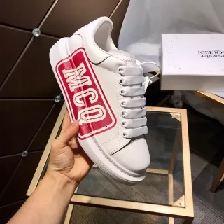 Alexander McQueen Oversized Sneaker White Red Logo Lifestyle Sneakers