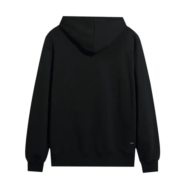 Amiri Arched Logo Black White Outline Oversized Fit Hoodie 5
