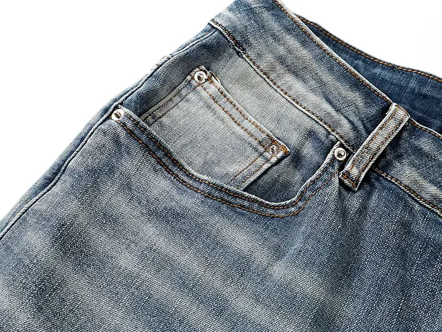 Amiri Blue White Distressed Graphic-Print Jeans 13