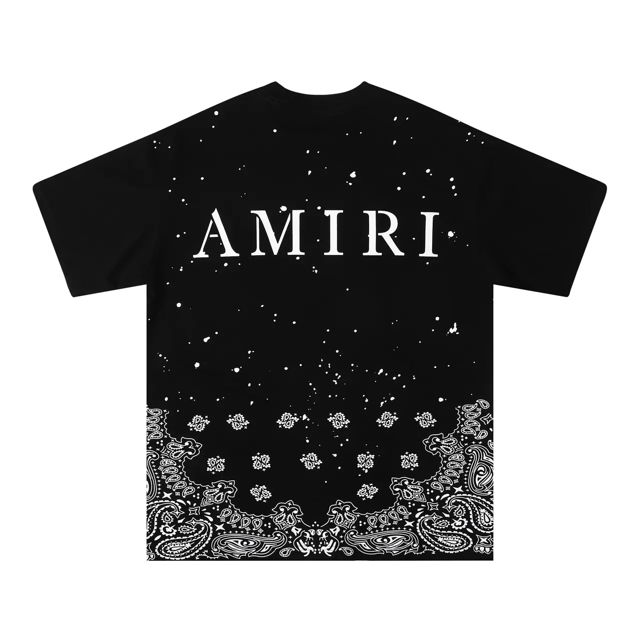 Amiri Gradient Speckle Bandana Hem T-Shirt 2