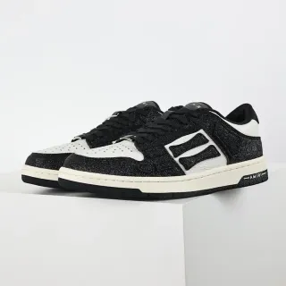 Amiri MA Court Black Glitter and White Lifestyle Sneakers