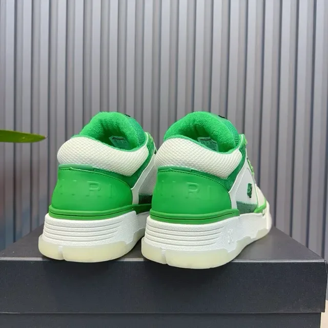 Amiri MA Court Green and White Lifestyle Sneakers 5