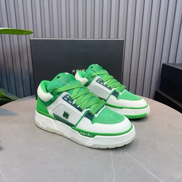 Amiri MA Court Green and White Lifestyle Sneakers 8