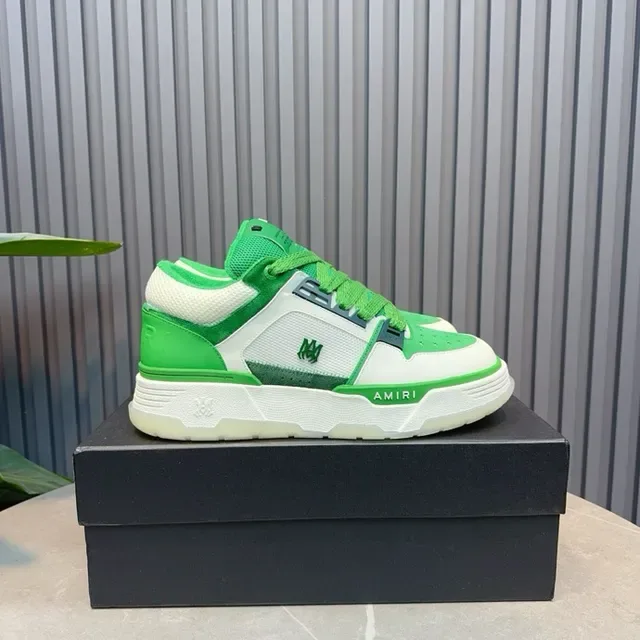 Amiri MA Court Green and White Lifestyle Sneakers 9