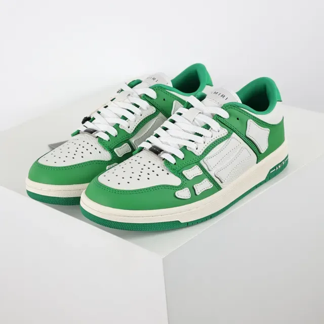 Amiri Skel Top Low sneakers lifestyle vert et blanc 2