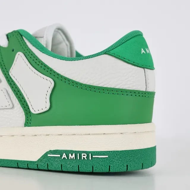 Amiri Skel Top Low sneakers lifestyle vert et blanc 4