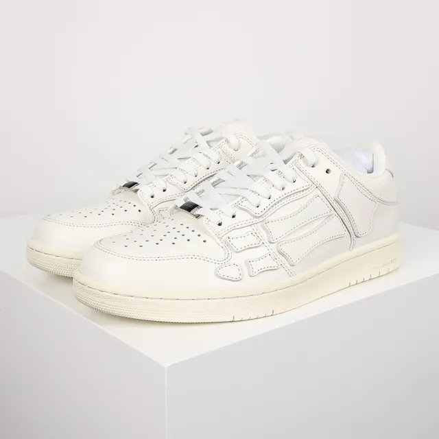 Amiri Skel-Top Low Off-White sneakers lifestyle en cuir 2