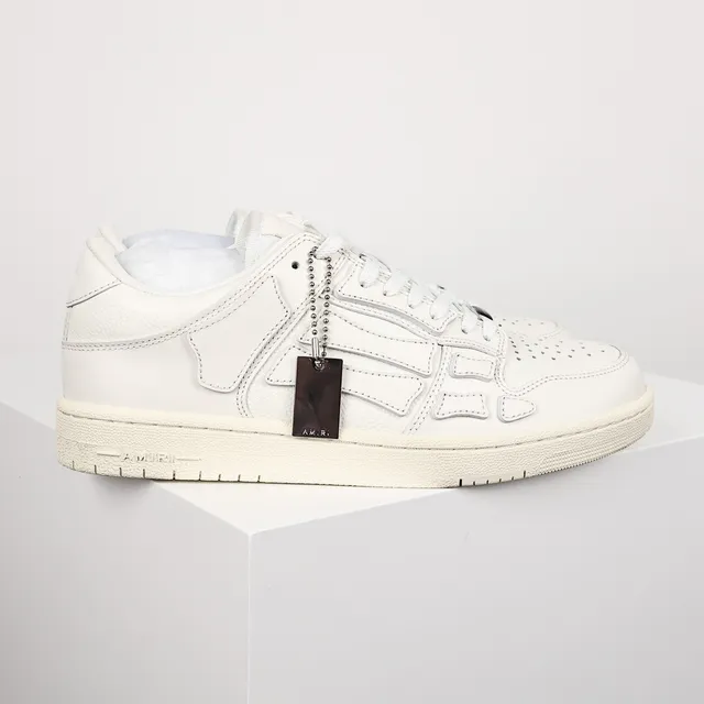 Amiri Skel-Top Low Off-White sneakers lifestyle en cuir 3