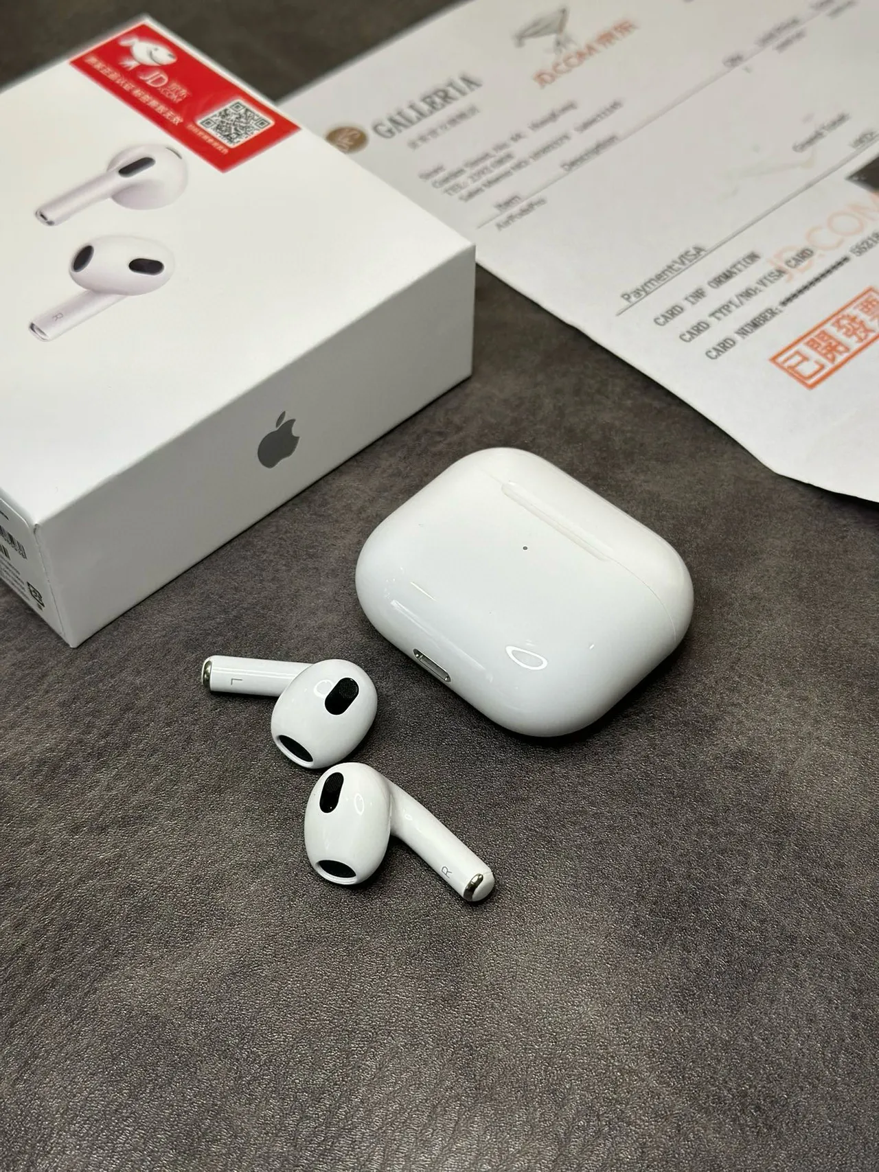 Apple AirPods الجيل الثالث أبيض TWS سماعات الأذن 9