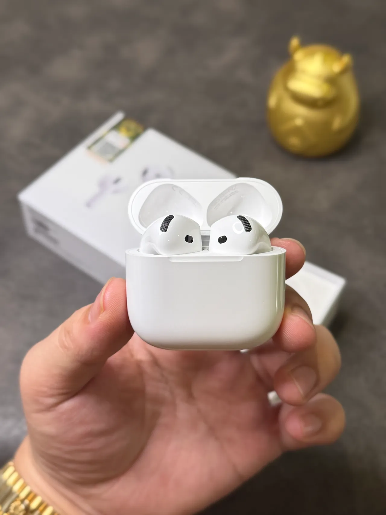 Apple White Black Stem-Style Open-Fit TWS Earbuds 6