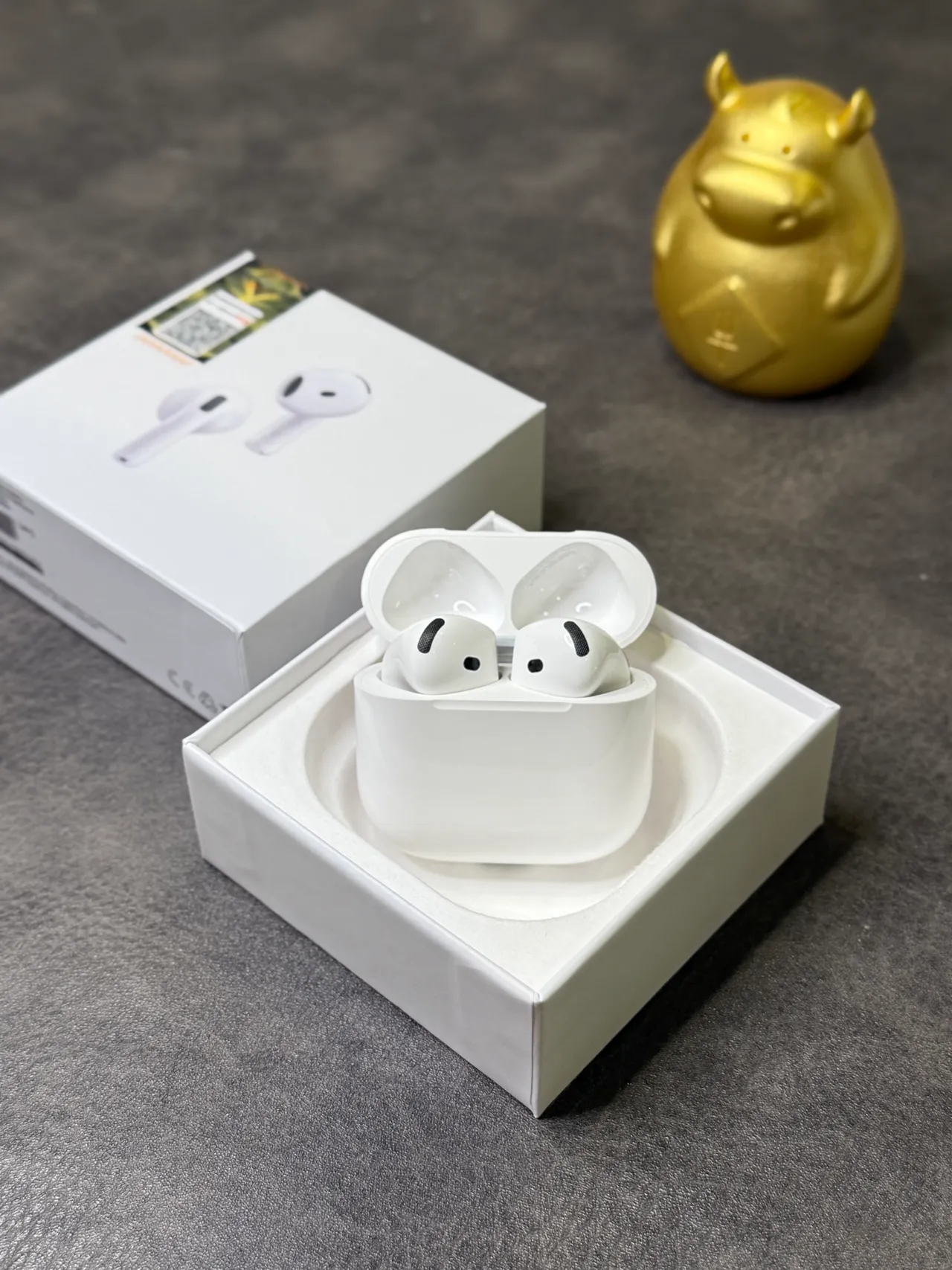 Apple White Black Stem-Style Open-Fit TWS Earbuds 10