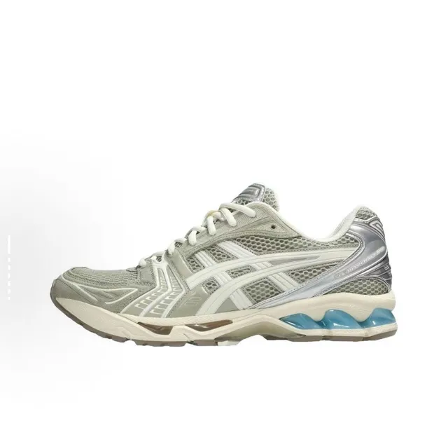 ASICS Gel-Kayano 14 أحذية جري بيضاء سوداء فضية 7
