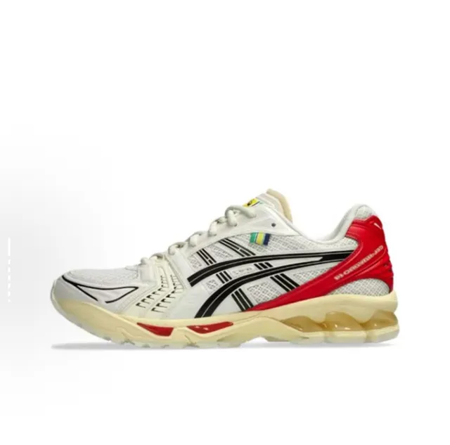 ASICS Gel-Kayano 14 أحذية جري بيضاء سوداء فضية 12