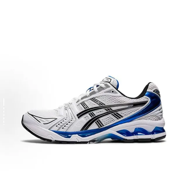 ASICS Gel-Kayano 14 أحذية جري بيضاء سوداء فضية 14
